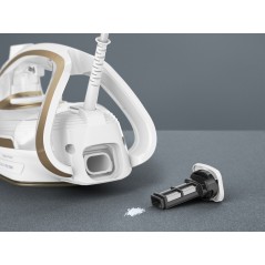 Tefal Puregliss FV8042E0 Steam Iron 2900W - Effortless Gliding in Gold & White for Perfect Results!